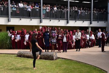 Michelle Obama in London promoting her 'Let Girls Learn' Initiative