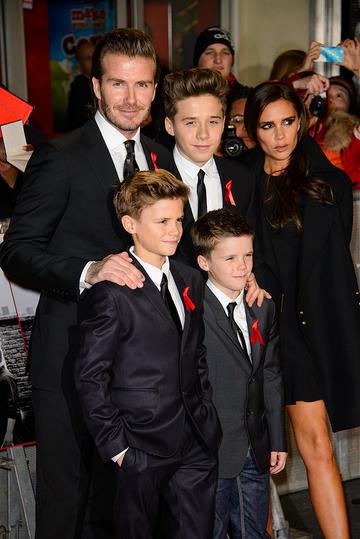 The Beckhams and friends at the Class of 92 World Premiere