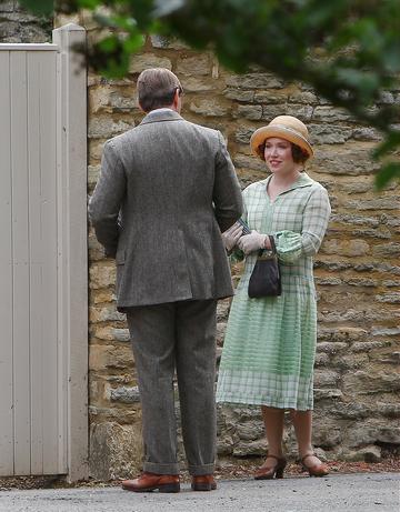 Downton Abbey cast filmshoot