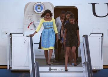 Michelle Obama in London promoting her 'Let Girls Learn' Initiative