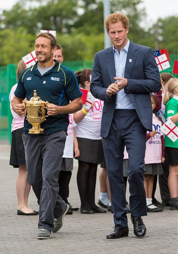 Prince Harry Launches The Rugby World Cup Trophy Tour