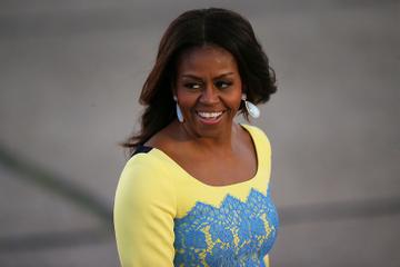 Michelle Obama in London promoting her 'Let Girls Learn' Initiative