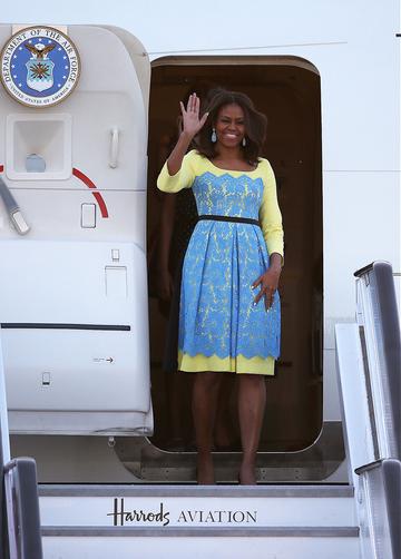 Michelle Obama in London promoting her 'Let Girls Learn' Initiative