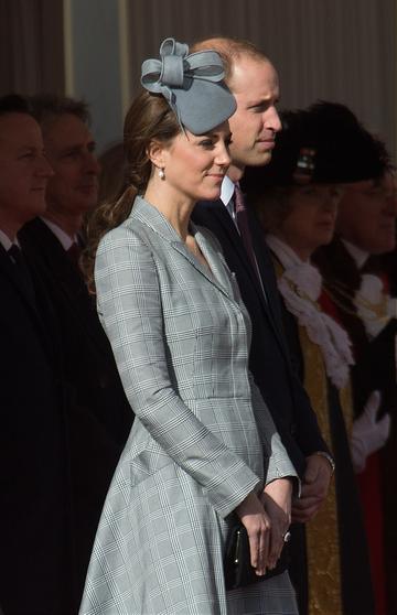 Catherine, Duchess of Cambridge and Prince William, Duke of Cambridge attend a Ceremonial Welcome for the President of Singapore