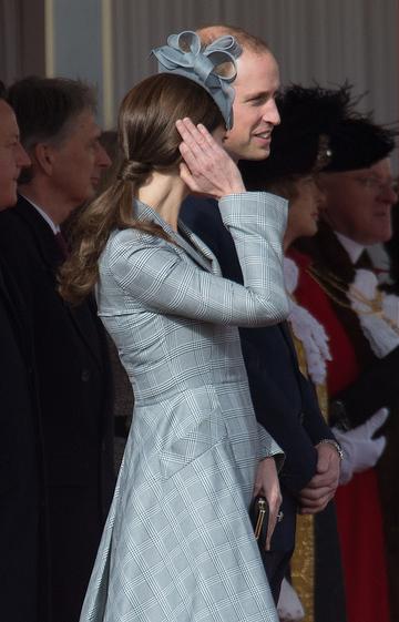 Catherine, Duchess of Cambridge and Prince William, Duke of Cambridge attend a Ceremonial Welcome for the President of Singapore