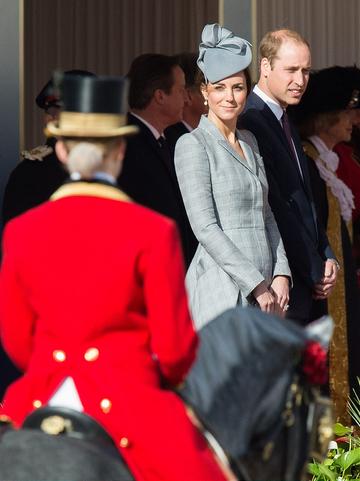 Catherine, Duchess of Cambridge and Prince William, Duke of Cambridge attend a Ceremonial Welcome for the President of Singapore