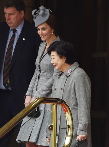 Catherine, Duchess of Cambridge and Prince William, Duke of Cambridge attend a Ceremonial Welcome for the President of Singapore