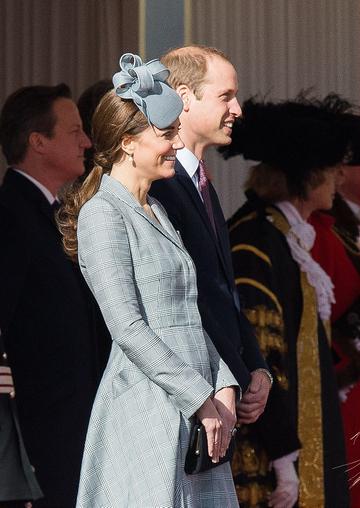 Catherine, Duchess of Cambridge and Prince William, Duke of Cambridge attend a Ceremonial Welcome for the President of Singapore