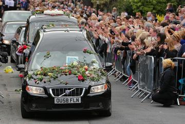 The funeral of Cilla Black