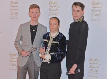 British Fashion Awards 2015 - Winners Room