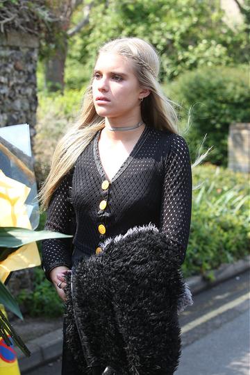 The funeral of Peaches Geldof