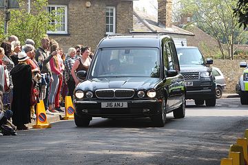 The funeral of Peaches Geldof