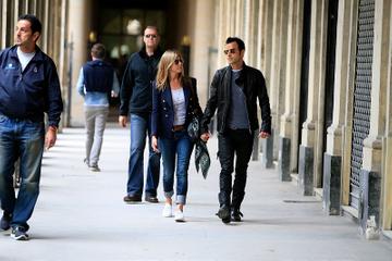 Jennifer Aniston and her boyfriend Justin Theroux