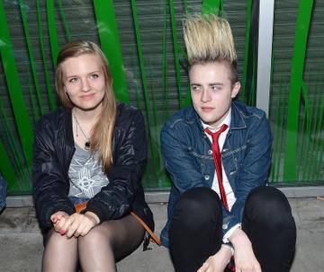 Jedward at Rehearsal for Westlife Concert