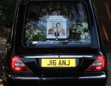 The funeral of Peaches Geldof