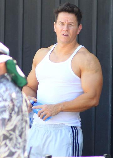 Mark Wahlberg films 'Pain and Gain'