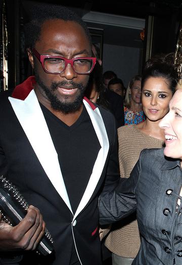 Cheryl Cole and Will.I.Am leaving London restaurant