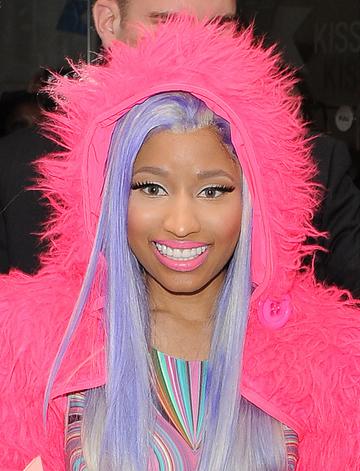 Nicki Minaj with a GIANT lollipop
