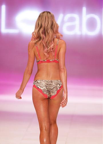 Models on the catwalk for Bendon lingerie