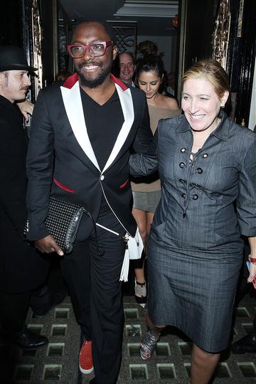 Cheryl Cole and Will.I.Am leaving London restaurant