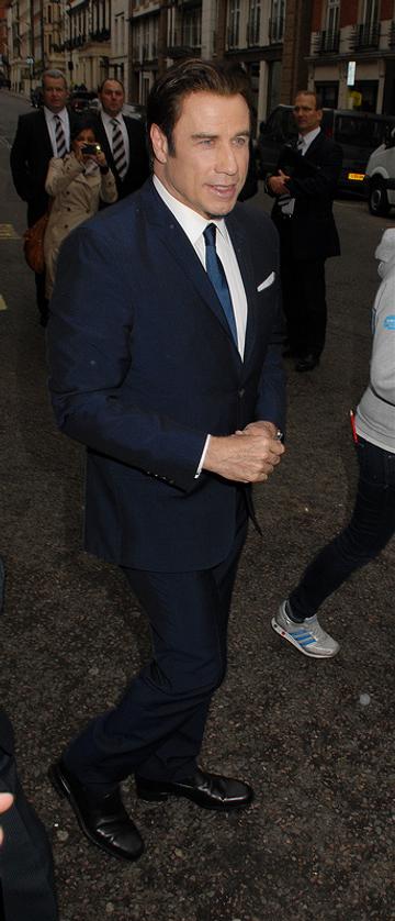 David Beckham and John Travolta at Breitling store launch