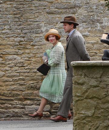 Downton Abbey cast filmshoot