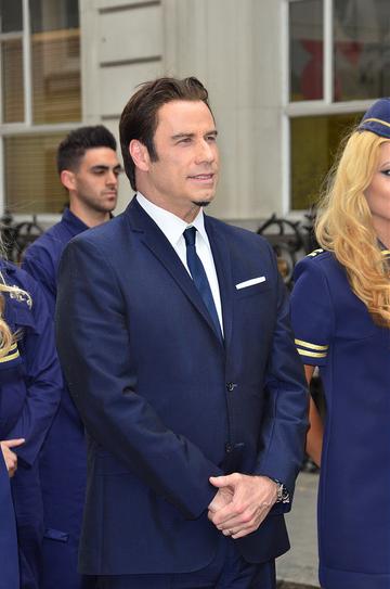 David Beckham and John Travolta at Breitling store launch