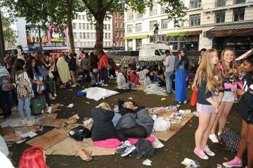 One Direction fans camp outside premiere of This Is Us