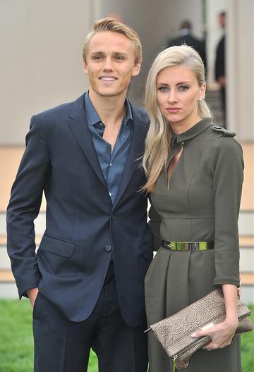 Celebs at Burberry Prorsum Menswear Show
