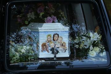The funeral of Peaches Geldof