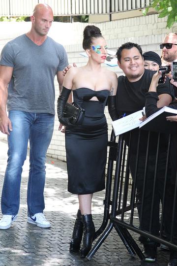 Lady Gaga promotes 'Applause' at Chateau Marmont
