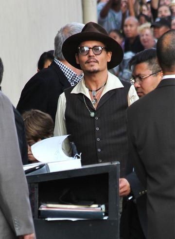 Johnny Depp: Celebs at Kimmel