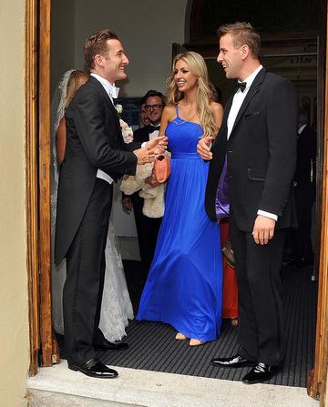 The wedding of Irish tenor Paul Byrom and Dominique Coulter