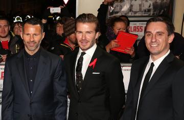 The Beckhams and friends at the Class of 92 World Premiere