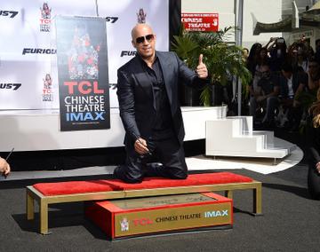Vin Diesel's hand and footprint ceremony in Hollywood