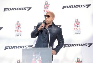 Vin Diesel's hand and footprint ceremony in Hollywood