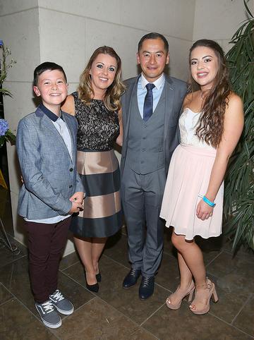 Dublin GAA Team attend the All Ireland Post Match Banquet at the Gibson Hotel