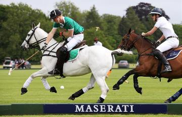 Prince Harry plays at the Maserati Jerudong Park Trophy