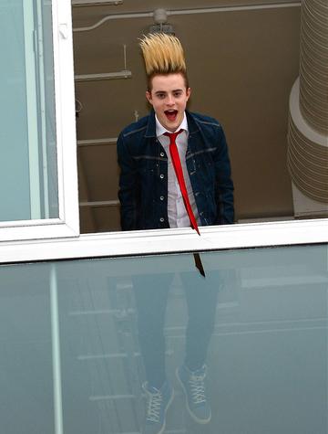 Jedward at Rehearsal for Westlife Concert