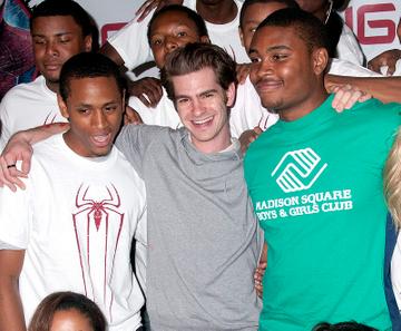 Cast of The Amazing Spider-Man at the 'Be Amazing' Stand Up Volunteer Initiative