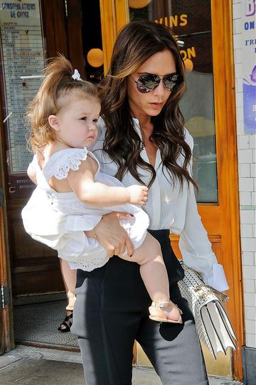 Victoria Beckham Out With Harper