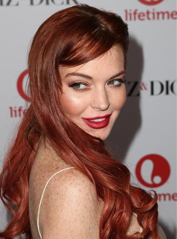 Premiere of 'Liz and Dick' with Linsey Lohan