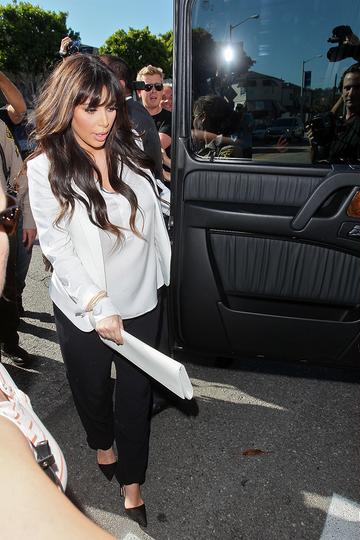 The Kardashian sisters spotted
