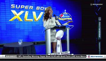 Beyonce preps for Super Bowl