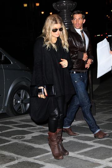 Fergie, Laura, Kim and more celebs heading home from a night out