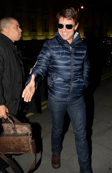 Tom Cruise arrives in Dublin