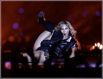 Beyonce's Back: Fierce face at the ready for the Mrs Carter Tour