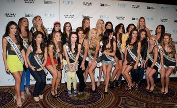 Miss USA contestants in Las Vegas