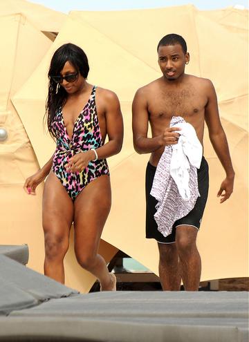 Alexandra Burke hitches a ride
