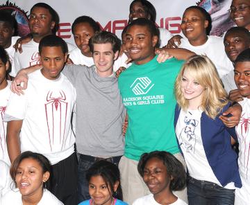 Cast of The Amazing Spider-Man at the 'Be Amazing' Stand Up Volunteer Initiative